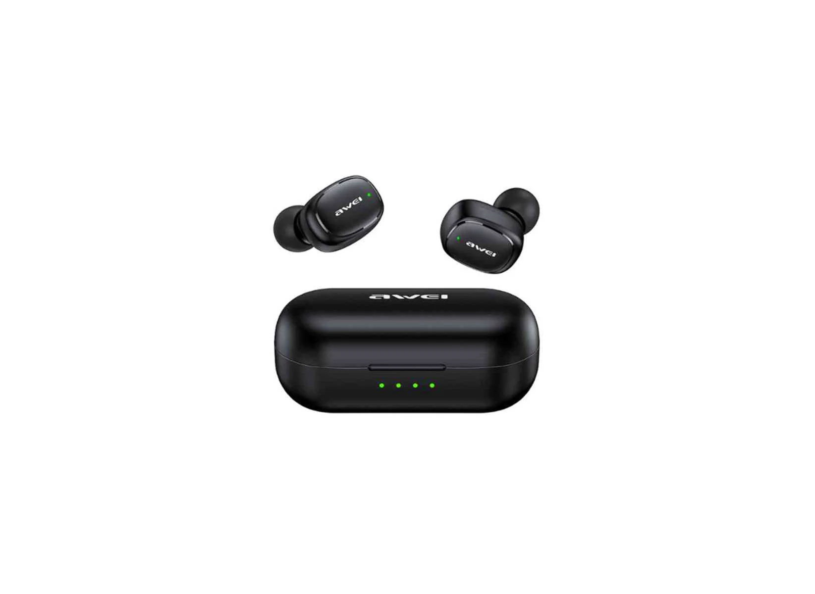 AWEI T13 PRO True Wireless Bluetooth Earbuds IPX6 Waterproof - Black - Image 3